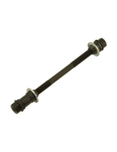 Rear Hub Axle 3/8x185mm Black.